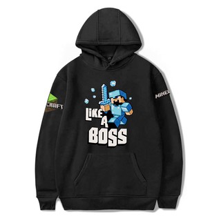 Mẫu áo Hoodie Minecraft - Like A Boss siêu chất / uy tín chất lượng