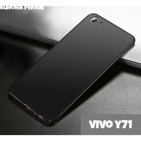 Ốp Điện Thoại Siêu Mỏng Cho Vivo Y71 2018 Đen