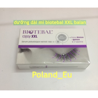 Dưỡng dài mi biotebal XXL nội địa balan