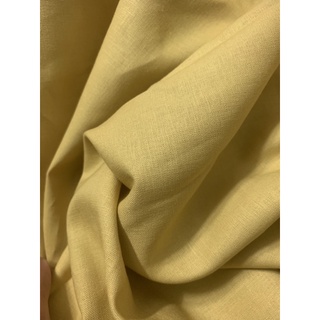 Vải Linen màu vàng chanh