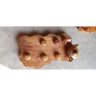KHAY TRÀ GỖ NGỌC AM (  MỘC ,CHUẨN 100% )