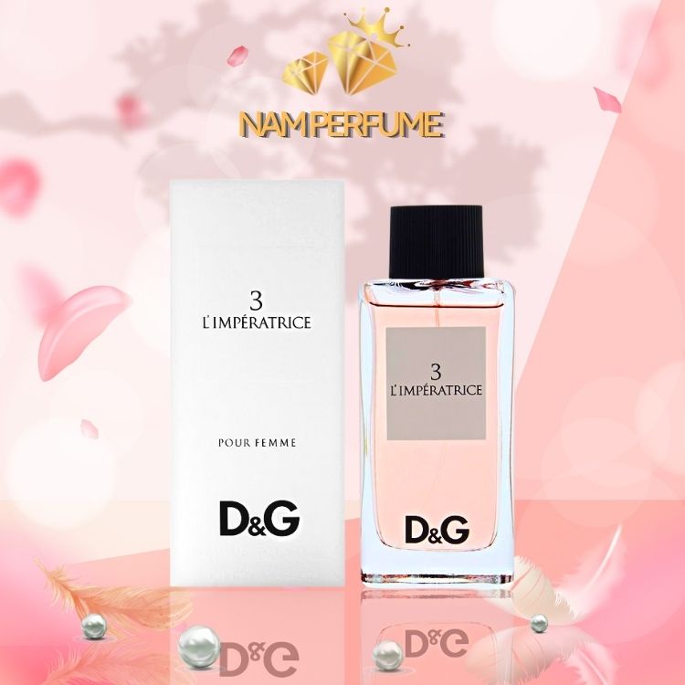 Nước Hoa DG 3 L'imperatrice, Dolce Gabbana EDT, Nước Hoa Nữ hương thơm dịu nhẹ tươi mát