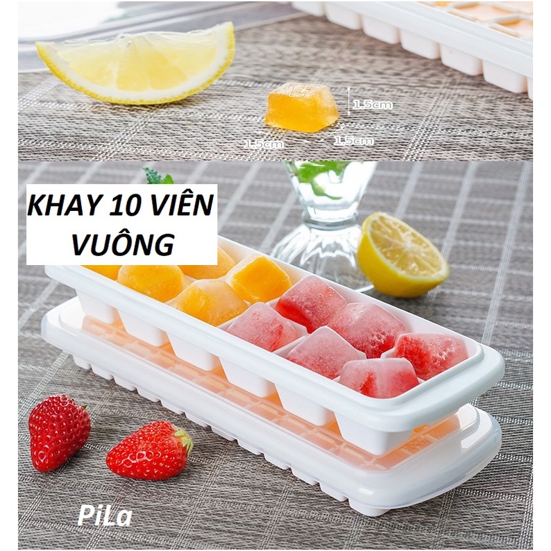 Khay Đá Viên Loại Lớn 6 Viên , Khay Đá Viên 10 Viên