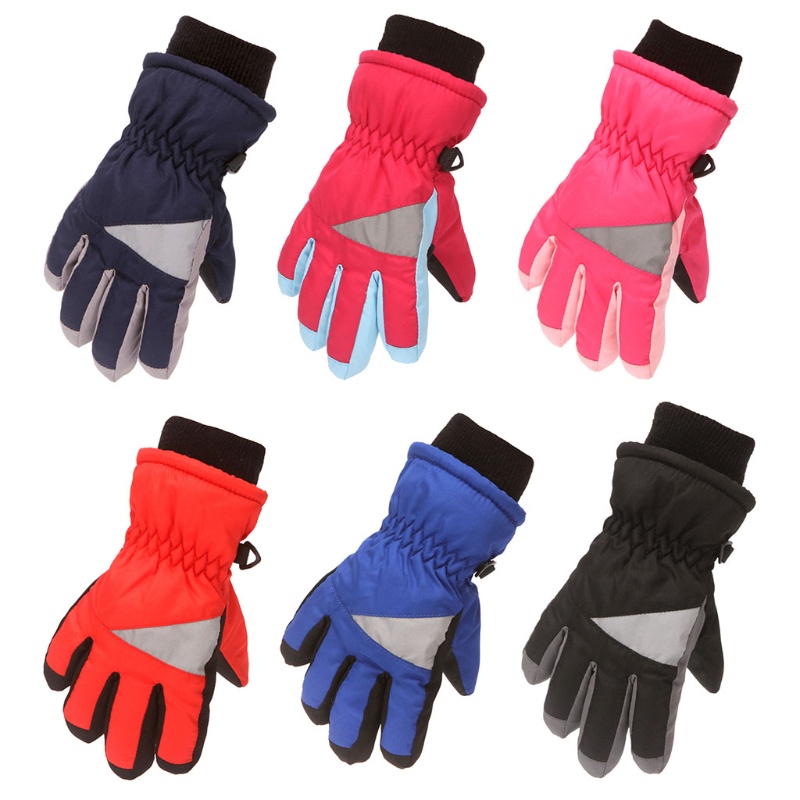 Găng Tay Dày Dặn Ấm Áp Chống Gió Chống Thấm Nước Dùng Trượt Tuyết / Đạp
