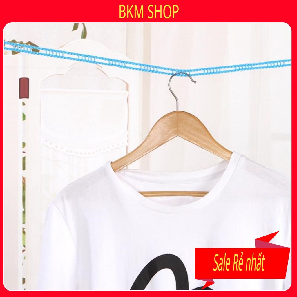 Dây phơi quần áo, phơi đồ thông minh chống bay không cần cặp - cuộn 5m ...bkm shop