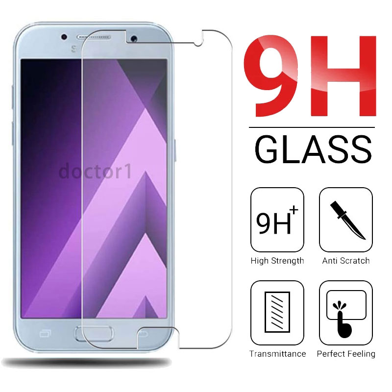 Phim bảo vệ màn hình kính cường lực 9H Samsung Galaxy J5 J3 J2 J7 Core J3 Pro A7 A5 A3 Plus 2017 201