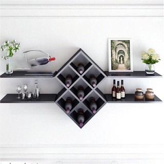 Kệ rượu treo tường VDKR02 – Kệ trang trí – Nội thất lắp ráp Viendong Adv