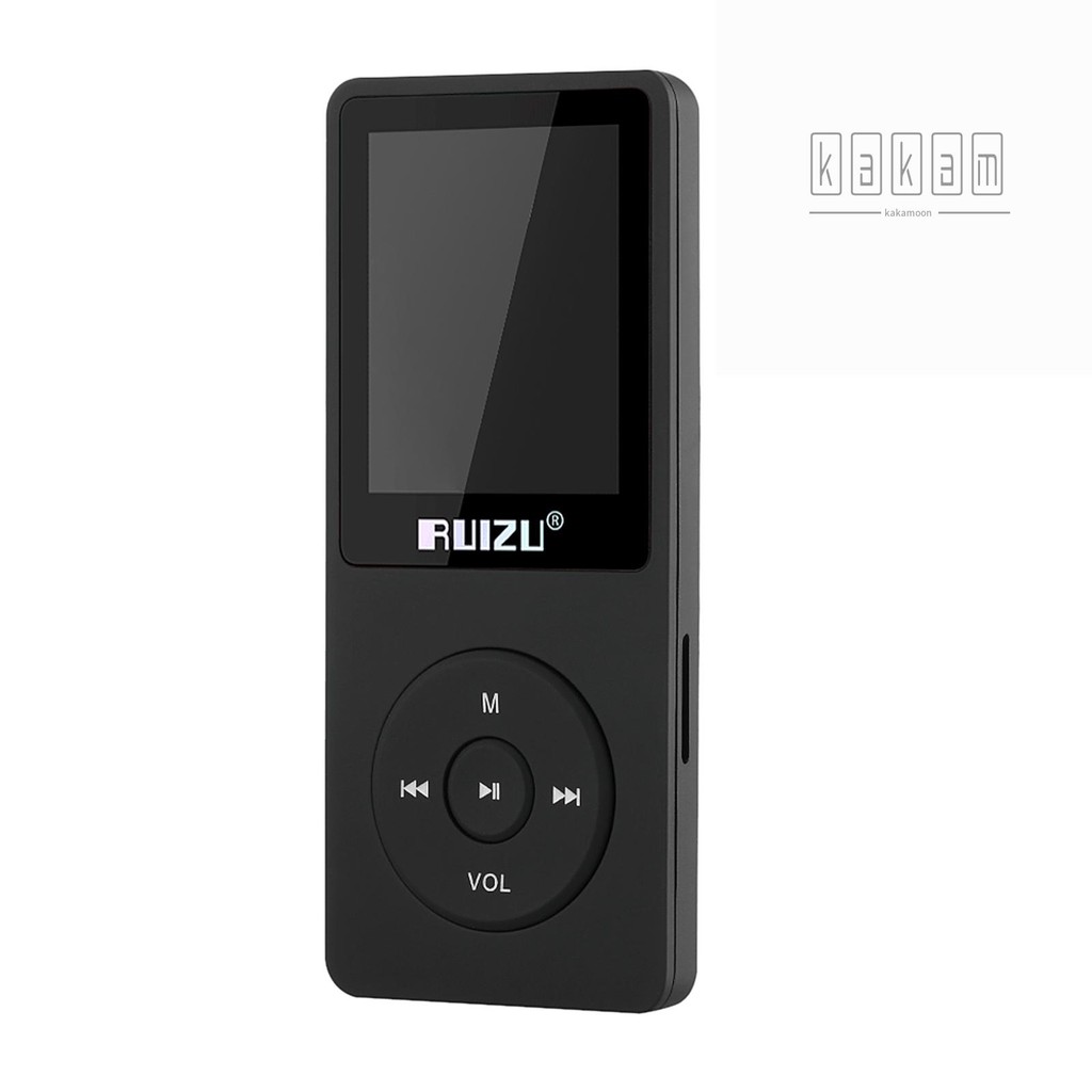 Máy phát nhạc MP3 MP4 RUIZU X02 8GB 1.8in không thất thu có radio/đồng hồ/thẻ TF/sách điện tử/lịch