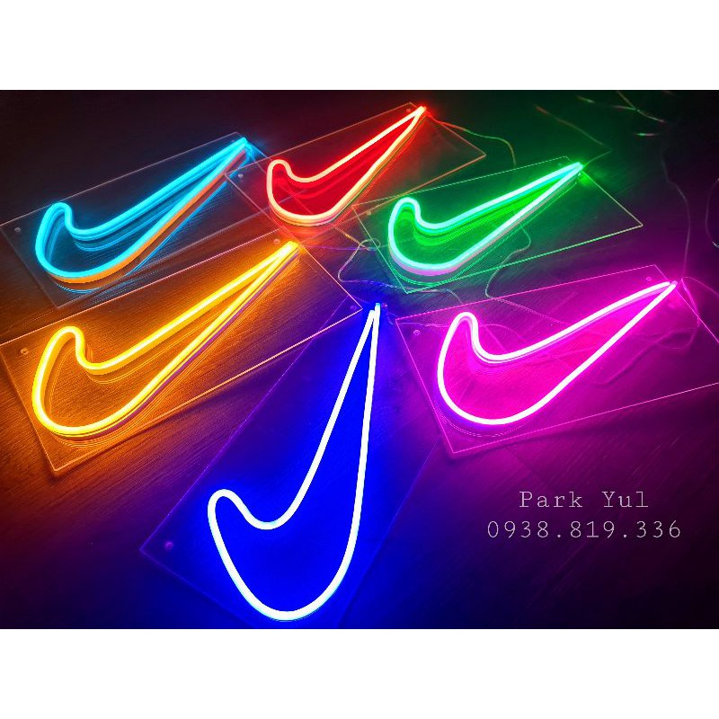 Đèn Led Neon Sign - Đèn Led Neon Logo Nike - Đèn Gắn Tường