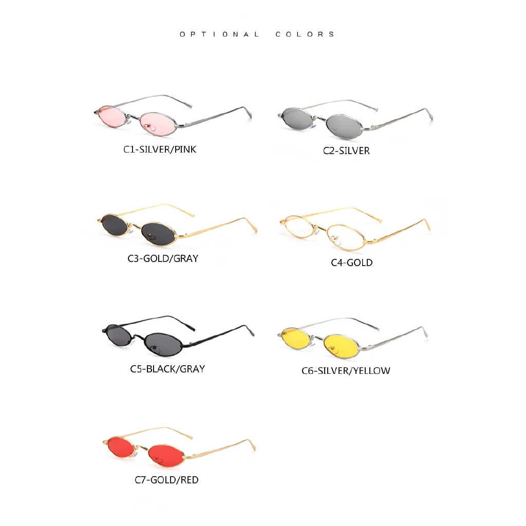 Kính mát gọng kim loại phong cách Âu Mỹ | BigBuy360 - bigbuy360.vn