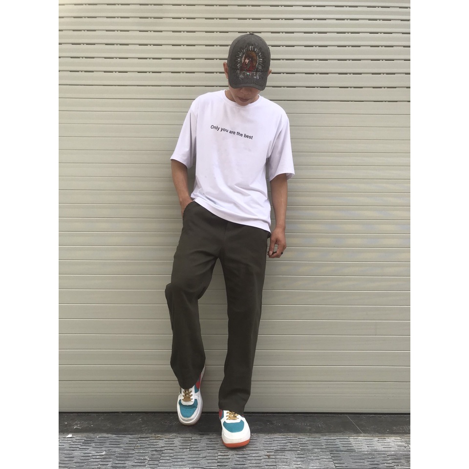 Quần KaKi baggy nam ống suông rộng .