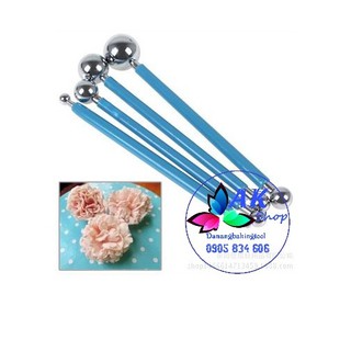 2600.002 BỘ 4 DỤNG CỤ TẠO HÌNH FONDANT INOX