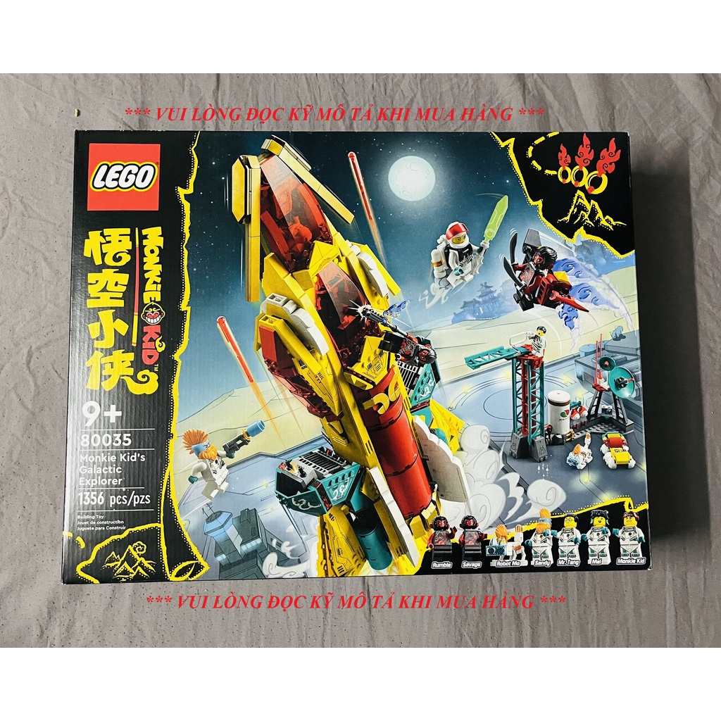 LEGO Monkie Kid 80035 Thám Hiểm Thiên Hà Monkie Kid's Galactic Explorer