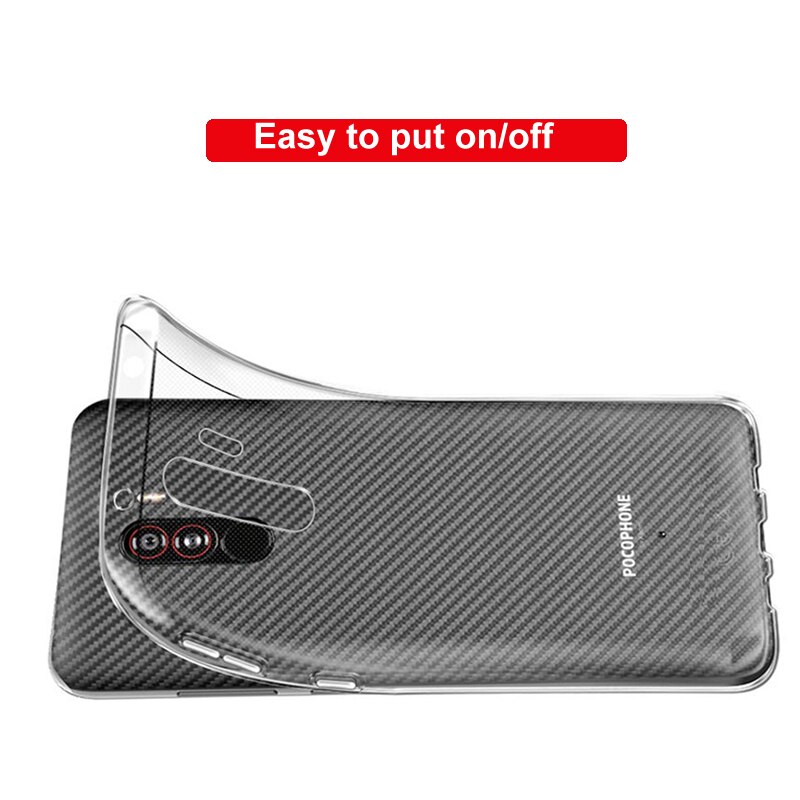 Ốp Điện Thoại TPU Mỏng Chống Sốc Cho Xiaomi Poco Phone F1 PocoF1 Pocophone F1