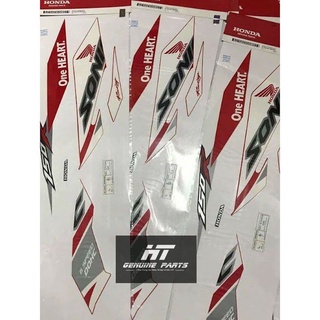 BỘ TEM SONIC TRẮNG ĐỎ RACING 150R
