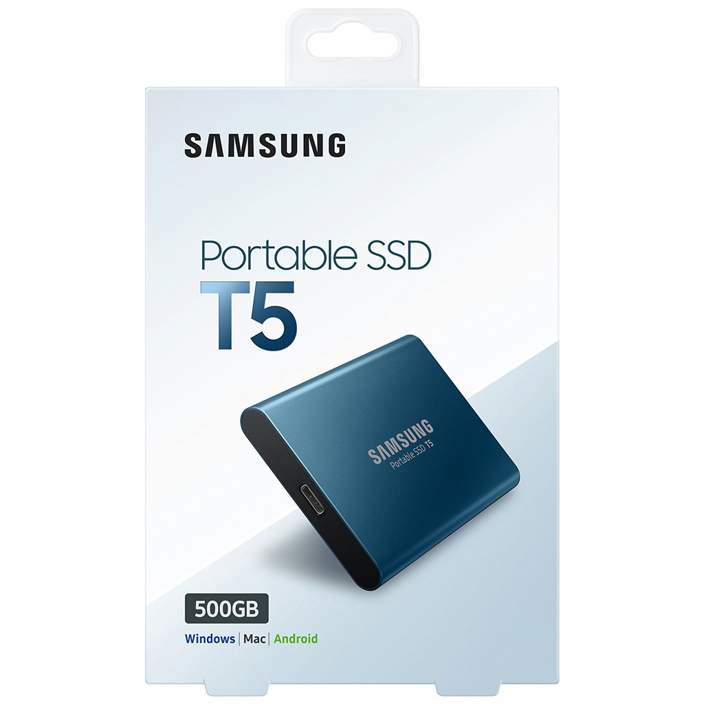 Ổ cứng SSD di động Samsung T5 500GB USB 3.1 - BH 3 năm | WebRaoVat - webraovat.net.vn