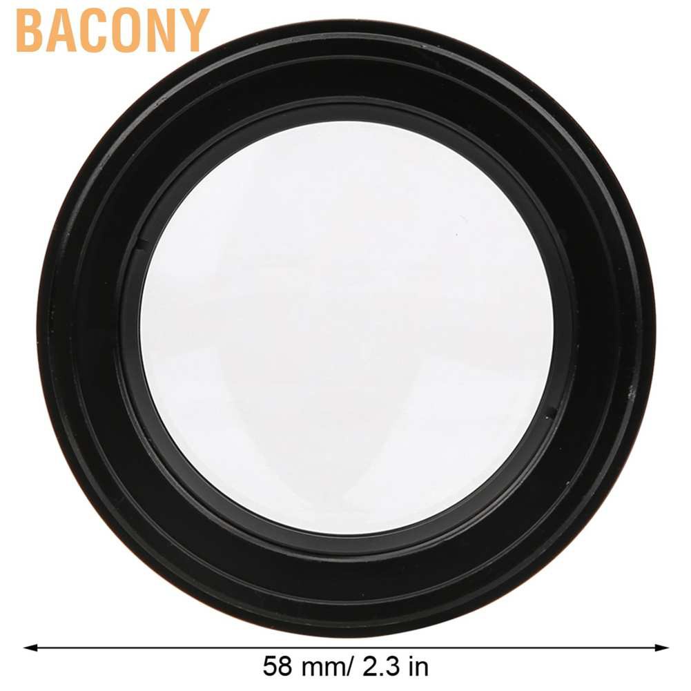 Bacony Optical Glass Close Up Macro Filter  16X 2.3 In Action Camera Filters for Shooting Motion Photography Underwater