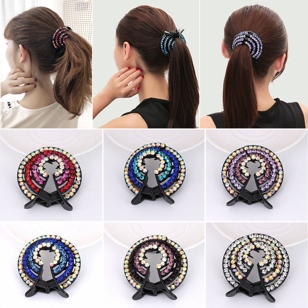 Kẹp tóc nữ tạo hình búi tổ chim thời trang