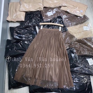 chân váy nhung mặc 2 mặt
