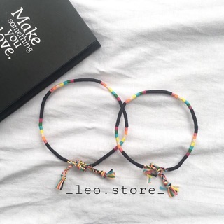 Vòng tay, vòng chân bảy sắc cầu vồng LEO Bracelet