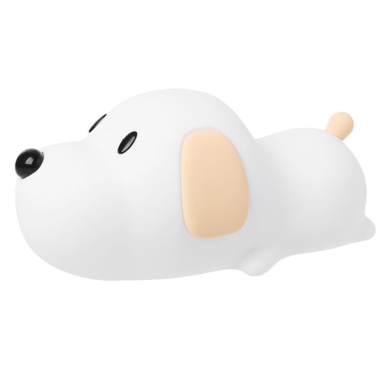 Đèn Ngủ LED Cảm Ứng Bằng Silicon Hình Cún Dễ Thương Cho Bé