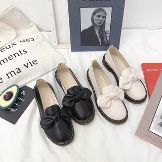 Giày búp bê Ulzzang Da Pu