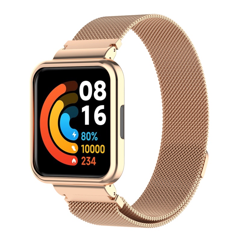 Dây Đeo Thay Thế Chất Liệu Thép Không Gỉ Thời Trang Cho Redmi Watch 2 Lite