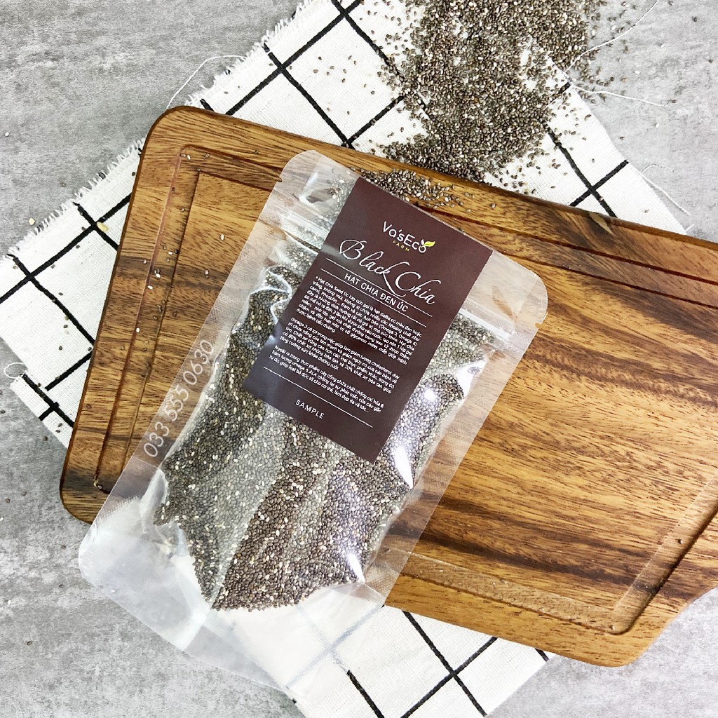 CHIA BLACK BAG 100G - AUSTRALIA