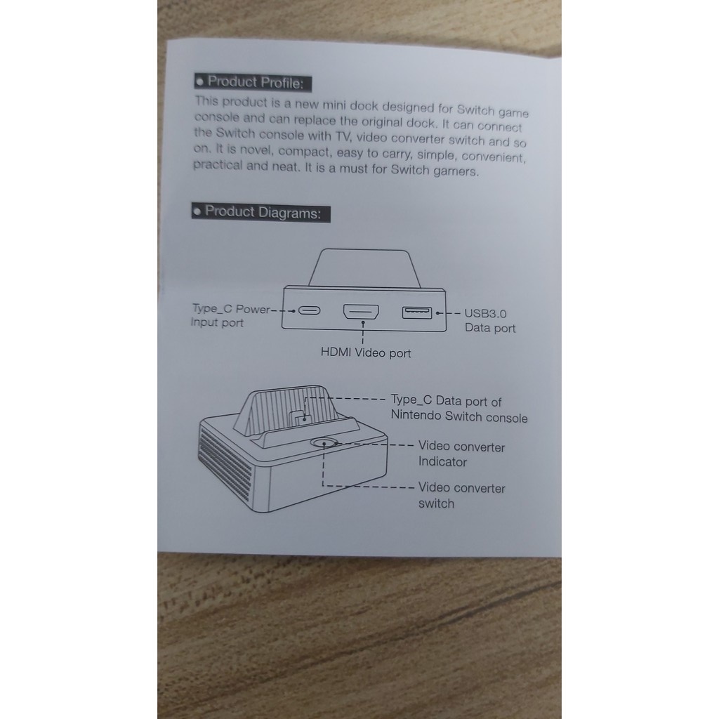 Dock chuyển HDMI cho Nintendo Switch - Dobe TNS 1828 - Hồ Phạm
