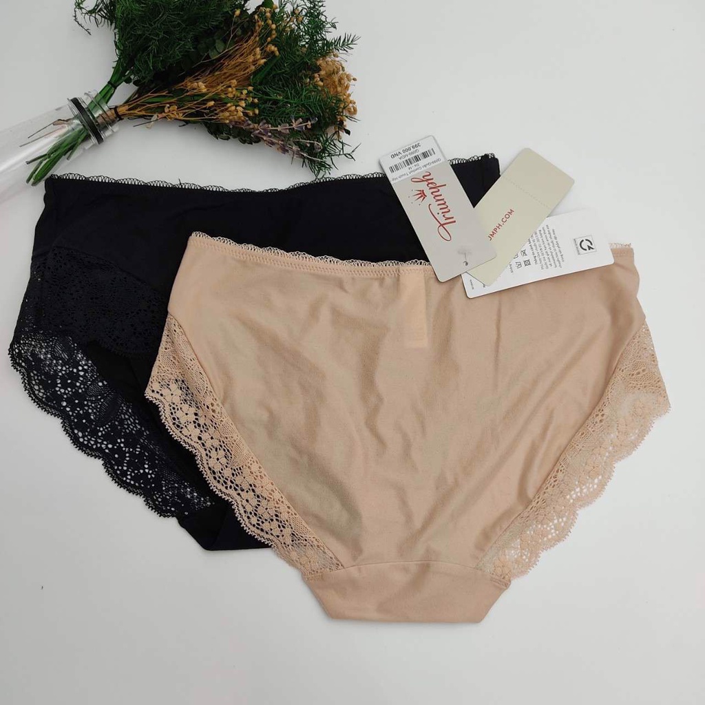 Quần lót trơn phối ren cao cấp Triumph COMFORT TOUCH HIPSTER - Triumph Chính Hãng 100%