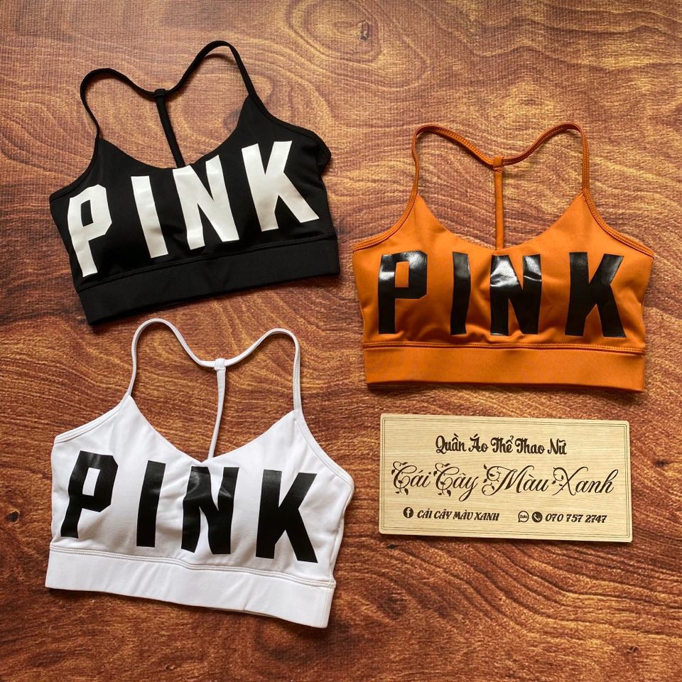 BRA TẬP GYM YOGA PINK 1 DÂY SIÊU HOT