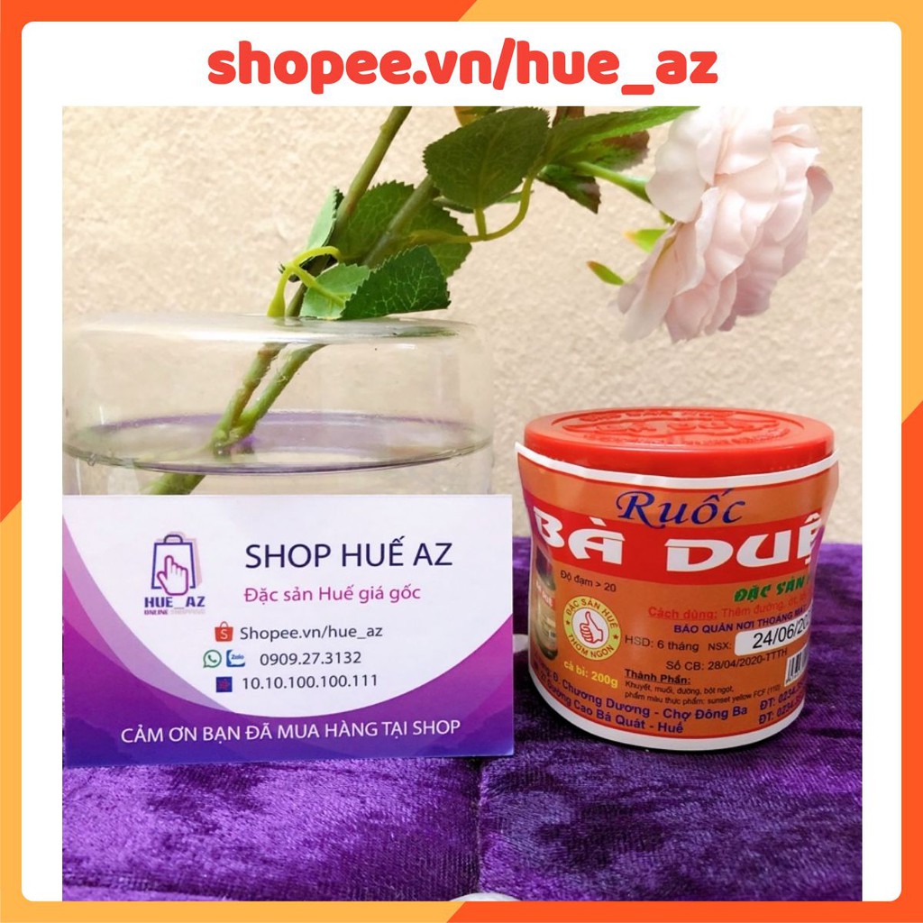 Mắm ruốc Bà Duệ nhỏ 200g 💕 Đặc sản Huế 💕