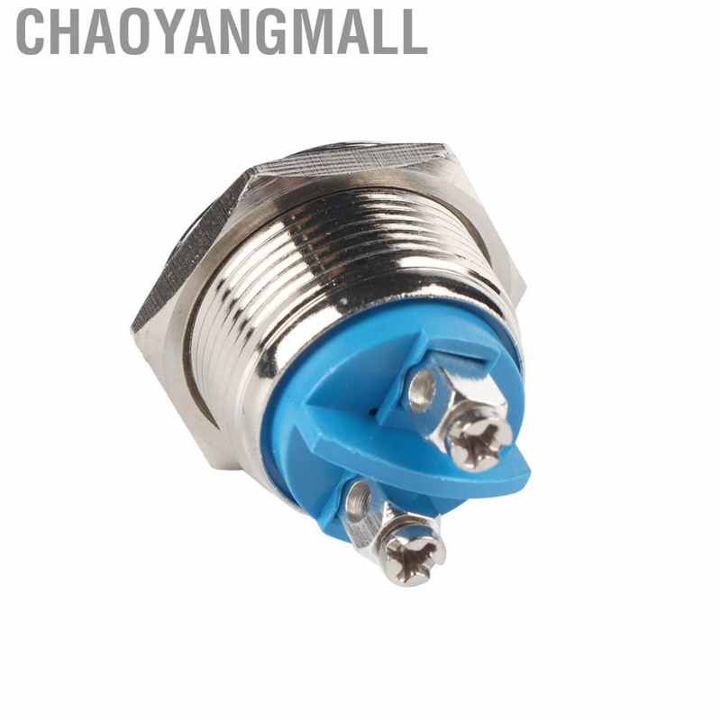 Công tắc nút nhấn chống nước chất liệu kim loại bền bỉ 19mm 12v chơi xe hơi