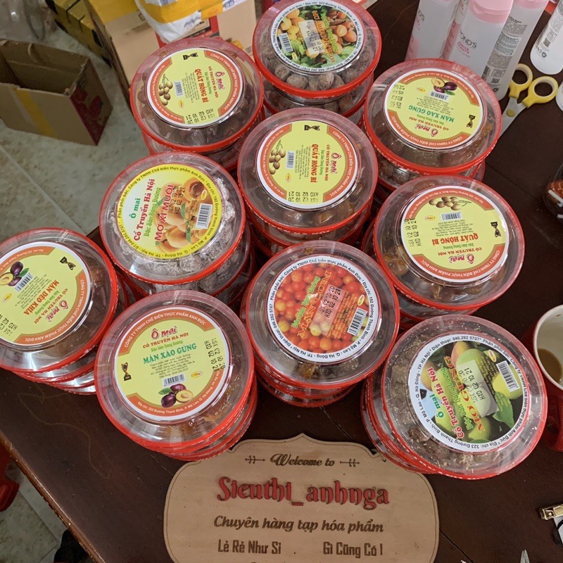 Ô Mai Hà Nội Hộp 180g Đủ Vị