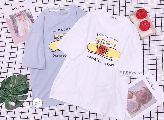 Áo thun unisex tay lỡ