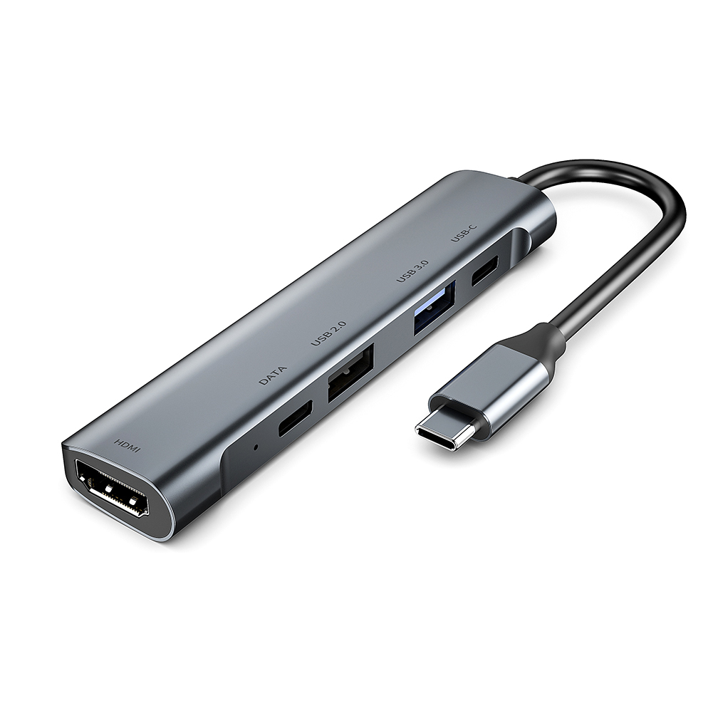 Đế Sạc Nhanh Ms 5 Trong 1 60w Usb 3.0 / Pd / 4k Hdmi-Comp