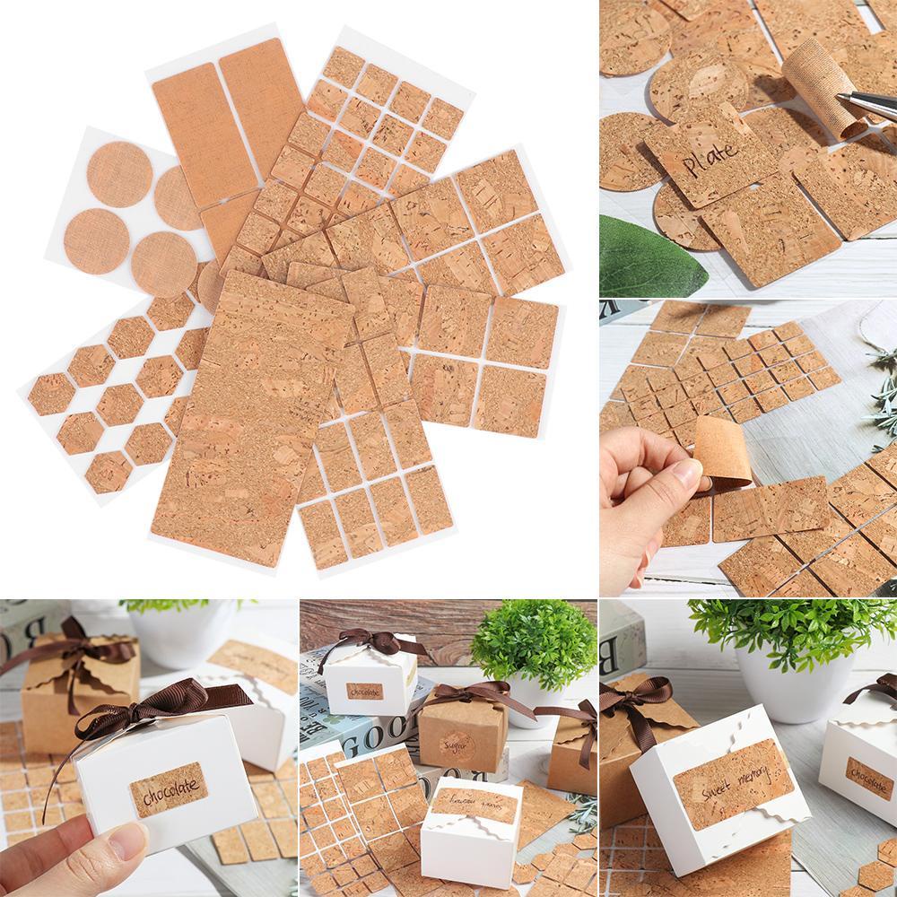 DORAW 1 Bộ Nhãn Dán Phân Loại Túi Bánh Quy Sách Bằng Gỗ Chống Nước Cho Nhà Bếp