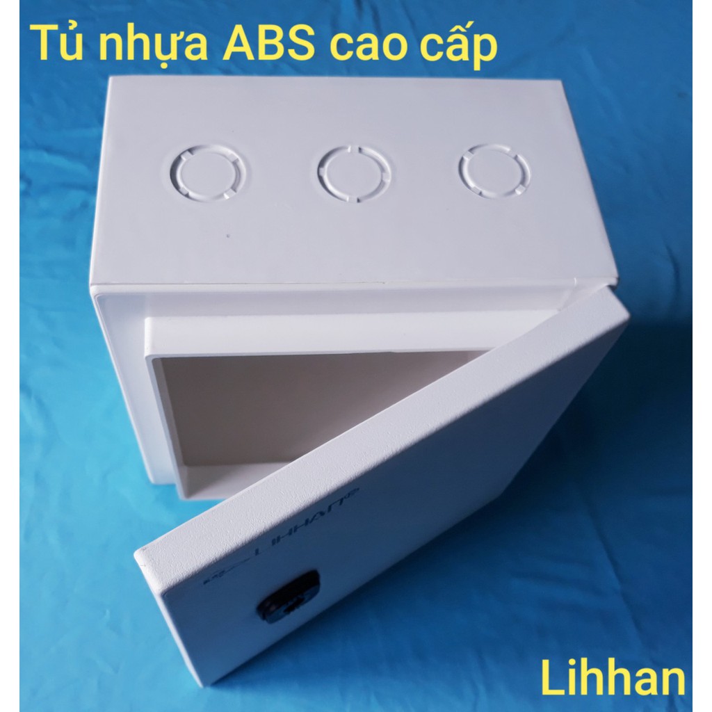 Chính Hãng Tủ điện nhựa ABS 20x20x11cm cao cấp của Lihhan, chống cháy, chống nước [BH dài]