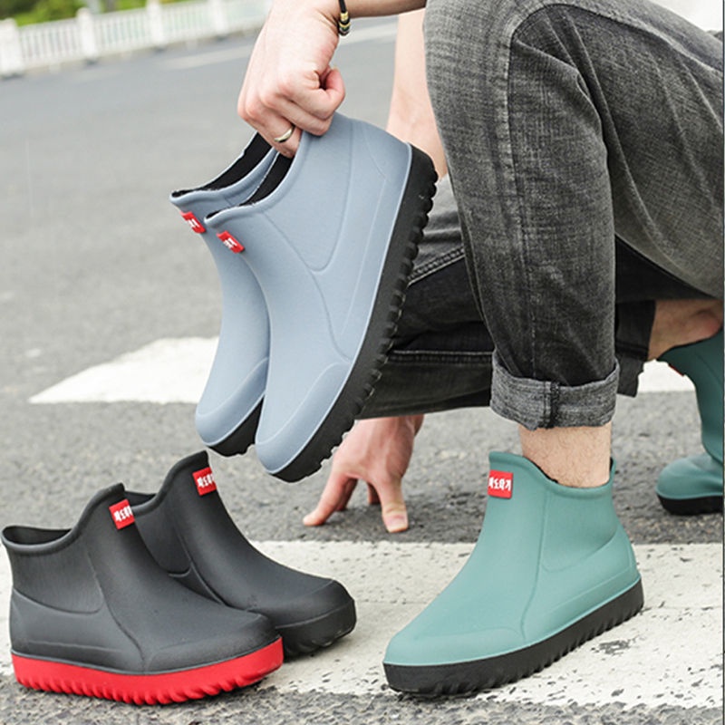 Ủng Cao Su Lót Lông Cừu Chống Thấm Nước Chống Trượt Giữ Ấm Mùa Đông Cho Nam | BigBuy360 - bigbuy360.vn