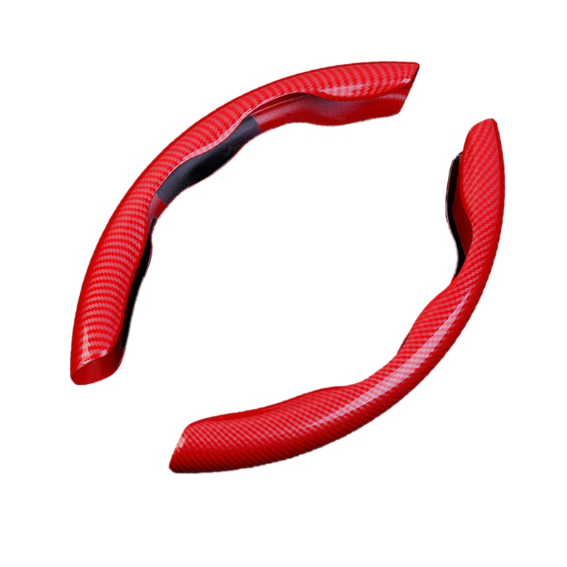 Set 2 Vỏ Bọc Vô Lăng Xe Hơi Bằng Sợi Carbon Chống Trượt