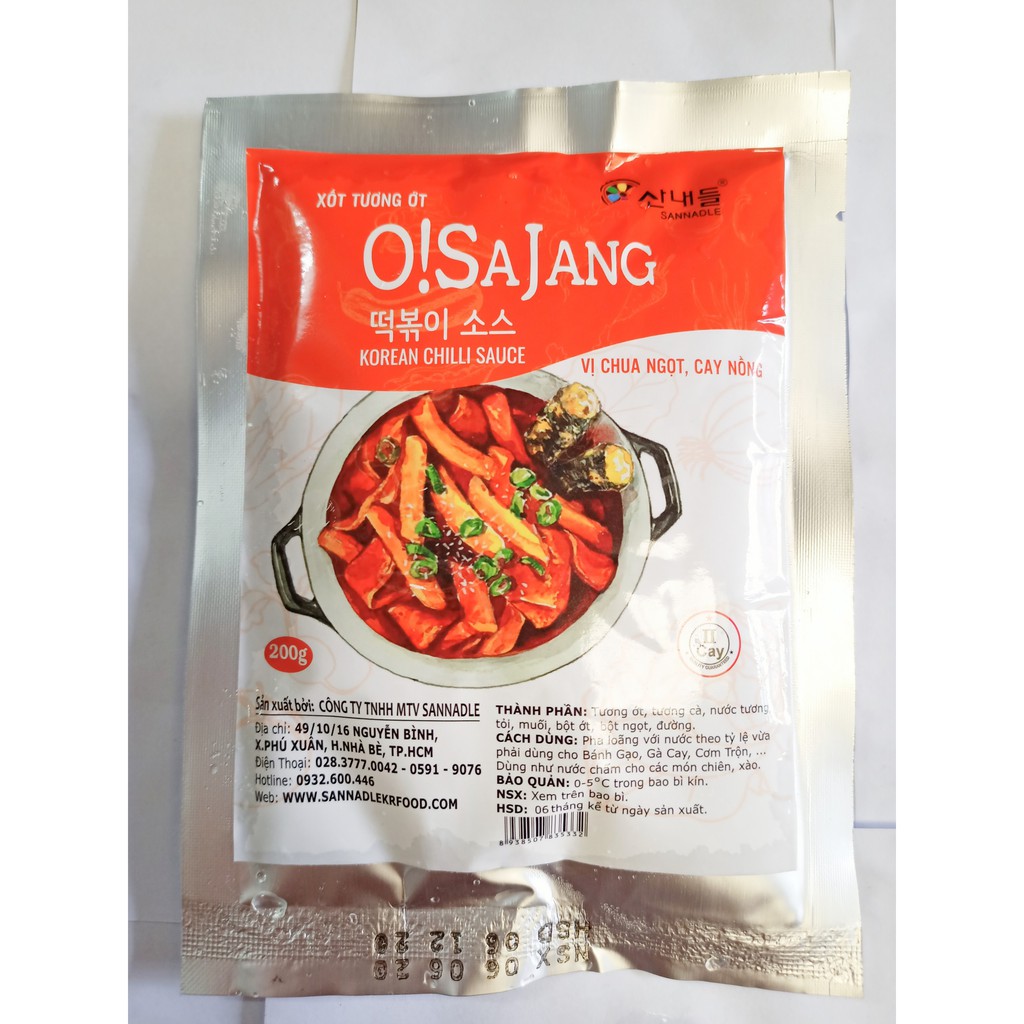 combo 1kg BÁNH GẠO ỐNG TOKPOKKI + 450G CHẢ CÁ HÀN QUỐC+ 200G SỐT OSAJANG HÀN QUỐC