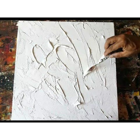 Sơn lót gesso Mont Marte màu trắng/đen cho Acrylic / Sơn dầu