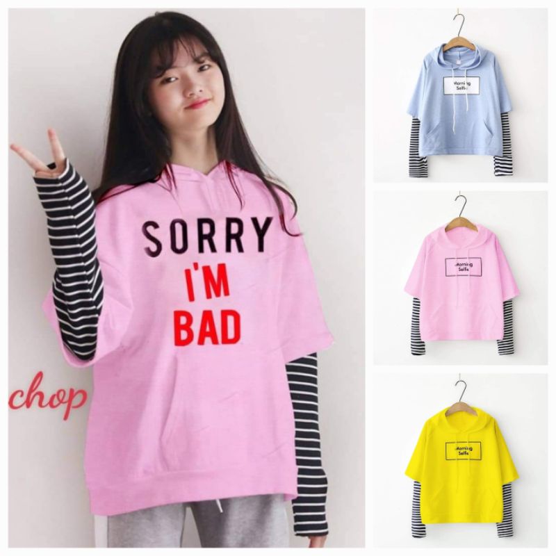 Áo Hoodie Bé Gái Nỉ Cotton Size Đại Kèm Mũ Chất Đẹp Dày Dặn