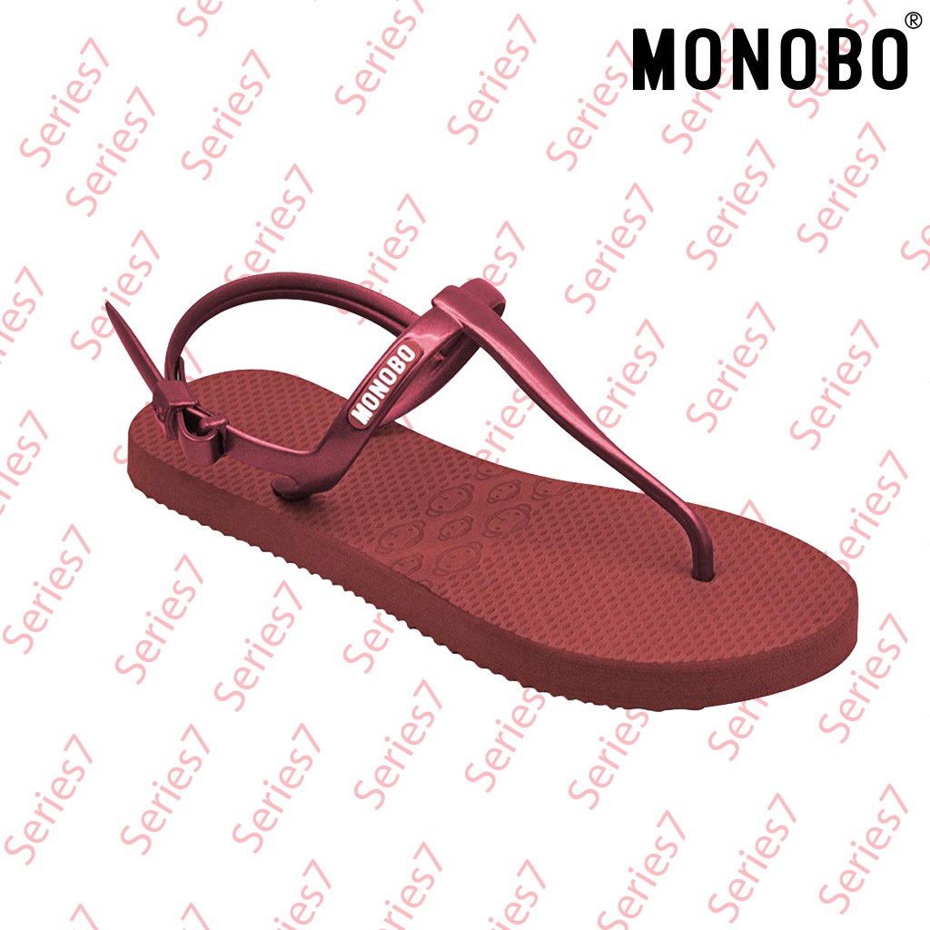 Giày Sandal nữ đế cao su xốp quai kẹp dây mảnh Thái Lan Monobo Maldives Super