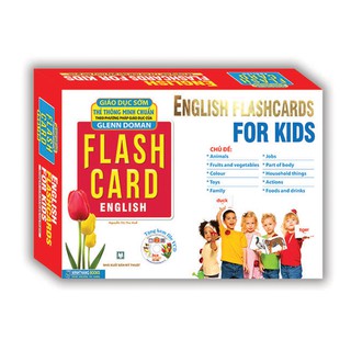 Sách - English Flashcards for kids - Dạy Trẻ Theo Phương Pháp Glenn Doman