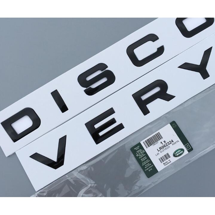 Decal Tem Chữ Discovery 3D Dán Trang Trí Ô Tô