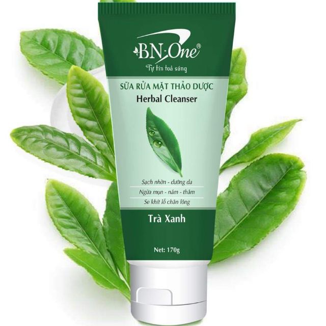 Sửa Rửa Mặt Thảo Dược Trà Xanh BN _ One 170g
