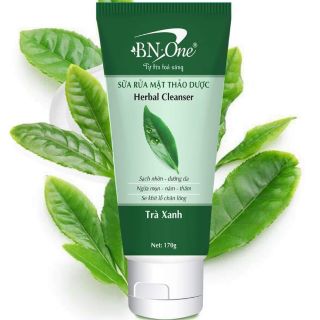 Sửa Rửa Mặt Thảo Dược Trà Xanh  BN _ One 170g