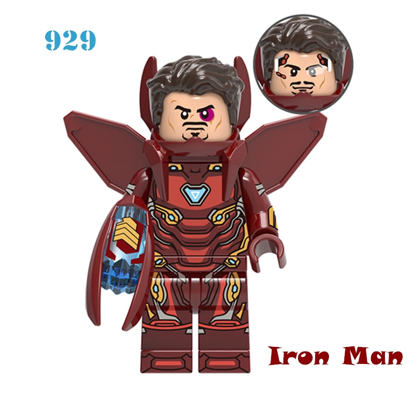 Gorock tương thích với Lego Marvel Avengers 4 Iron Man Doctor Strange Proxima Centauri Obadiah Stamnik Fury Black Widow Đồ chơi trẻ em