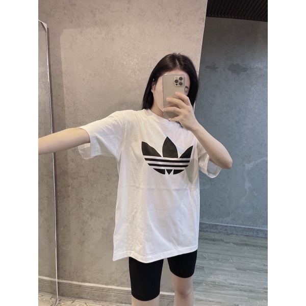 Áo adidas Nam nữ 2020 80’s Aerobic Trefoil Tee Unisex Made in Cambodia full tag code